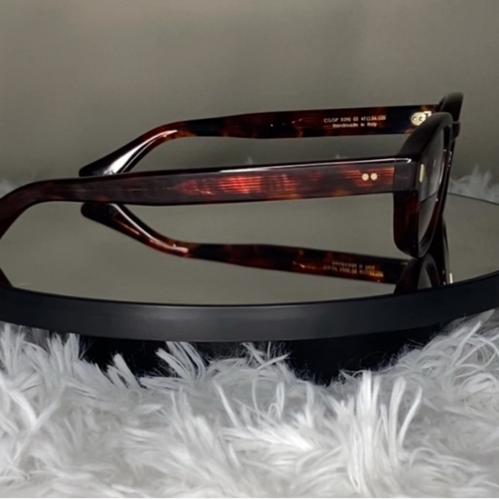Cutler And Gross Eyeglasses/ Model #: 9290/ Red Tinted Frames - Picture 3 of 7